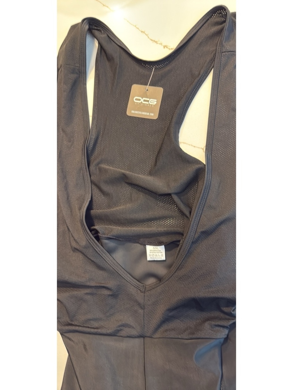 Men's Plain Color Pro-Band Gel Padded Cycling Bib OCG Originals Cycling Gear
